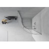 Mexen Rio polkrožna tuš kabina 80 x 80 cm, zmrzal, krom - 863-080-080-01-30