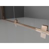 Mexen Velar lükand dušikabiin 120 x 90 cm, härmatis, roosa kuld - 871-120-090-31-60
