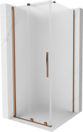 Mexen Velar shower cabin sliding 120 x 120 cm, frosted, rose gold - 871-120-120-31-60