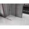 Mexen Velar kabina prysznicowa rozsuwana 120 x 120 cm, szron, różowe złoto - 871-120-120-31-60