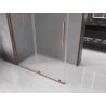 Mexen Velar cabine de douche coulissante 140 x 80 cm, givre, or rose - 871-140-080-31-60
