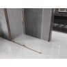 Mexen Velar cabine de douche coulissante 140 x 80 cm, givre, or rose - 871-140-080-31-60