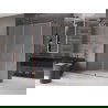 Mexen Velar cabine de douche coulissante 140 x 80 cm, givre, or rose - 871-140-080-31-60