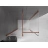 Mexen Velar cabine de douche coulissante 140 x 90 cm, givrée, or rose - 871-140-090-31-60