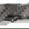 Mexen Velar Duschkabine Schiebetür 100 x 70 cm, gefrostet, gebürstetes Kupfer - 871-100-070-31-65