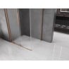 Mexen Velar Duschkabine Schiebetür 100 x 90 cm, Frost, gebürstetes Kupfer - 871-100-090-31-65