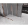 Mexen Velar cabine de douche coulissante 110 x 120 cm, givré, cuivre brossé - 871-110-120-31-65