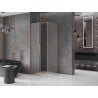 Mexen Velar kabina prysznicowa rozsuwana 120 x 120 cm, szron, miedź szczotkowana - 871-120-120-31-65