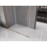 Mexen Velar klizna tuš kabina klizna 140 x 70 cm, mraz, brušena bakrena - 871-140-070-31-65