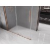 Mexen Velar klizna tuš kabina 150 x 80 cm, mraz, brušeni bakar - 871-150-080-31-65