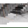 Mexen Velar verschuifbare douchecabine 130 x 100 cm, ijsbloem, geborsteld koper - 871-130-100-31-65