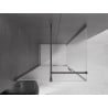 Mexen Velar cabine de douche coulissante 90 x 110 cm, givré, gun gray brossé - 871-090-110-31-66