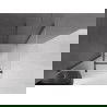 Mexen Velar Duschkabine schiebbar 100 x 100 cm, Frost, gebürstet Gun Gray - 871-100-100-31-66