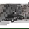 Mexen Velar Schiebeduschkabine 90 x 100 cm, matt, schwarz - 871-090-100-31-70