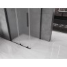Mexen Velar drsna tuš kabina 90 x 110 cm, motni, črna - 871-090-110-31-70
