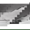 Mexen Velar schuifdouchecabine 160 x 80 cm, matglas, geborsteld geweergrijs - 871-160-080-31-66