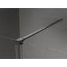 Mexen Velar Schiebedusche 130 x 90 cm, gefrostet, gebürstetes Gun Gray - 871-130-090-31-66