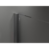 Mexen Velar Schiebedusche 130 x 90 cm, gefrostet, gebürstetes Gun Gray - 871-130-090-31-66