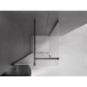 Mexen Velar kabina prysznicowa rozsuwana 120 x 120 cm, szron, czarna - 871-120-120-31-70