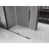 Mexen Velar klizna tuš kabina 150 x 90 cm, matirano staklo, crna - 871-150-090-31-70