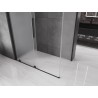 Mexen Velar klizna tuš kabina 150 x 90 cm, matirano staklo, crna - 871-150-090-31-70