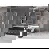 Mexen Velar Duo Duschkabine schiebbar 90 x 90 cm, mattiertes Glas, Chrom - 871-090-090-32-01