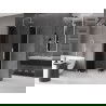 Mexen Velar Duo Duschkabine, verschiebbar, 90 x 90 cm, Graphit, Chrom - 871-090-090-42-01