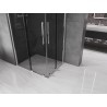 Mexen Velar Duo liuguksega dušinurk 90 x 80 cm, grafiit, kroom - 871-090-080-42-01