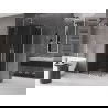 Mexen Velar Duo Duschkabine verschiebbar 90 x 80 cm, Graphit, Chrom - 871-090-080-42-01