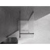 Mexen Velar lükand dušinurk 90 x 90 cm, mattklaas, gun metal - 871-090-090-31-95