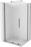Mexen Velar drsna tuš kabina 90 x 110 cm, matirano, gunmetal - 871-090-110-31-95