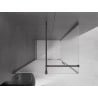 Mexen Velar cabine de douche coulissante 90 x 110 cm, givré, métal canon - 871-090-110-31-95