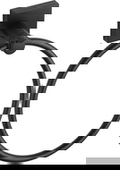 Mexen Rufo suporte para toalhas, preto - 7050932-70