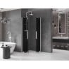 Mexen Velar Duo cabine de douche coulissante 90 x 90 cm, graphite, blanc - 871-090-090-42-20