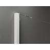 Mexen Velar Duo klizni tuš kabina 90 x 80 cm, grafit, bijela - 871-090-080-42-20