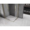 Mexen Velar Duo kabina prysznicowa rozsuwana 100 x 90 cm, szron, złota - 871-100-090-32-50