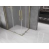 Mexen Velar Duo kabina prysznicowa rozsuwana 90 x 80 cm, szron, złota - 871-090-080-32-50