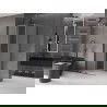 Mexen Velar Duschkabine verschiebbar 120 x 120 cm, Frost, Gun Metal - 871-120-120-31-95