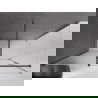 Mexen Velar Duschkabine Schiebetür 150 x 75 cm, mattiert, Gun Metal - 871-150-075-31-95