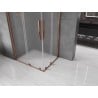 Mexen Velar Duo kabina prysznicowa rozsuwana 100 x 90 cm, szron, różowe złoto - 871-100-090-32-60