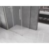 Mexen Velar cabine de douche coulissante 90 x 80 cm, givre, nickel brossé - 871-090-080-31-97