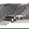 Mexen Velar douchecabine 100 x 100 cm, matglas, geborsteld nikkel - 871-100-100-31-97