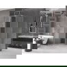 Mexen Velar douchecabine 100 x 100 cm, matglas, geborsteld nikkel - 871-100-100-31-97