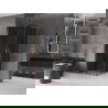 Mexen Velar Duo Duschkabine Schiebe 100 x 100 cm, Graphit, gebürstetes Kupfer - 871-100-100-42-65