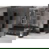Mexen Velar Duo Duschkabine Schiebe 100 x 100 cm, Graphit, gebürstetes Kupfer - 871-100-100-42-65