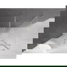 Mexen Velar Duschkabine, verschiebbar 110 x 90 cm, mattiert, gebürstetes Nickel - 871-110-090-31-97
