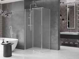 Mexen Velar liuglev dušikabiin 120 x 75 cm, härmas, harjatud nikkel - 871-120-075-31-97