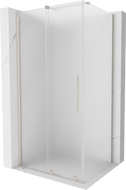 Mexen Velar cabine de douche coulissante 130 x 85 cm, givre, nickel brossé - 871-130-085-31-97