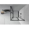Mexen Rio cabine de douche carrée 70 x 70 cm, transparente, noire - 860-070-070-70-00