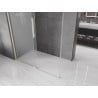 Mexen Velar cabine de douche coulissante 160 x 70 cm, givré, nickel brossé - 871-160-070-31-97